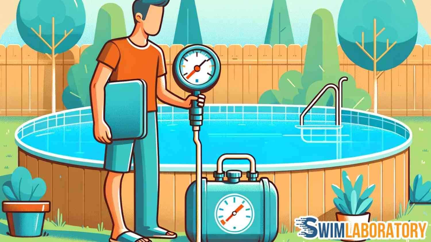 Pool Filter Pressure Gauge